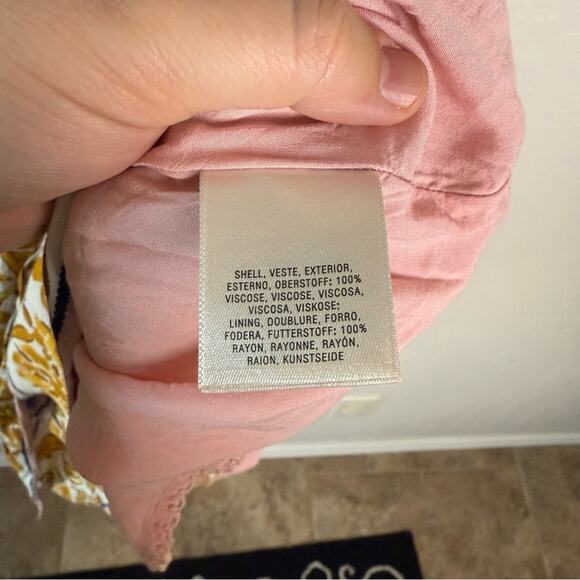 Maeve Anthropologie Pink Resort Wrap Dress Size 12 - Picture 15 of 16